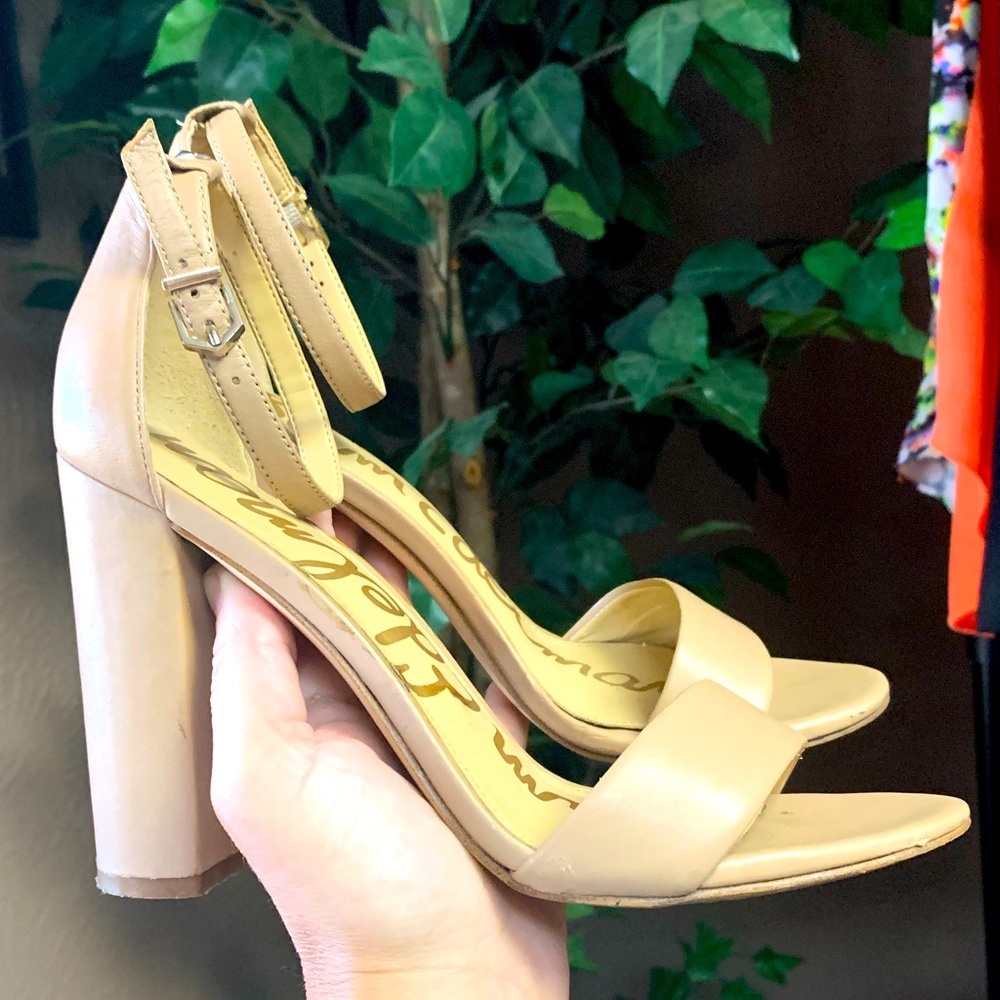 Sam Edelman Yaro Heels in Soft Beige Size 7